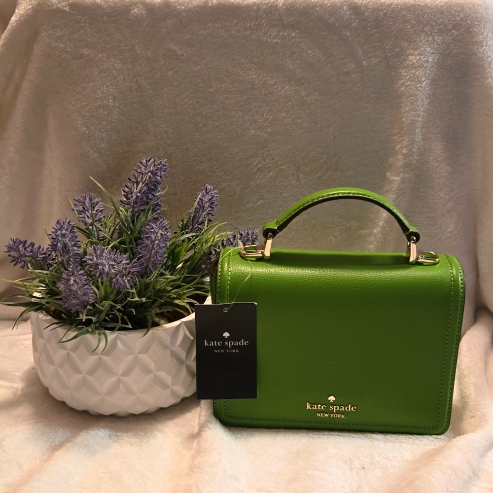 NWT Kate Spade Patterson Drive Pebble Embosse Green 💚
